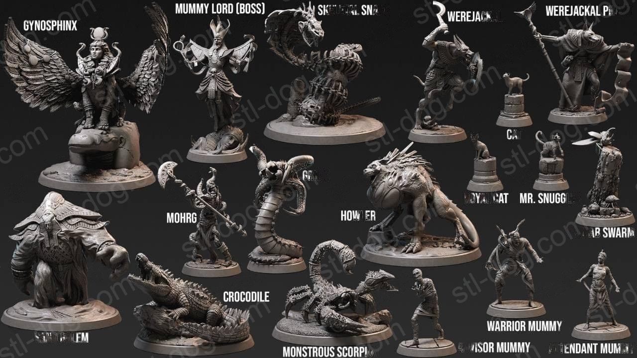 Loot Studios - 埋葬的古墓 3D打印图纸